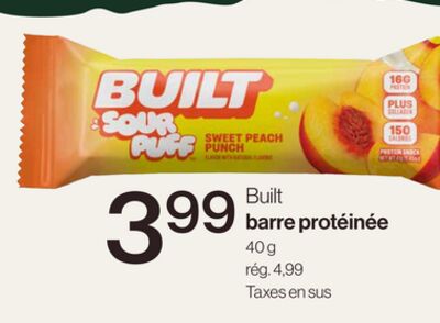 Built barre protéinée