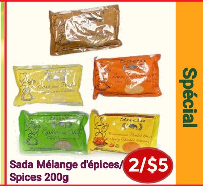 Sada Mélange d'épices | Spices