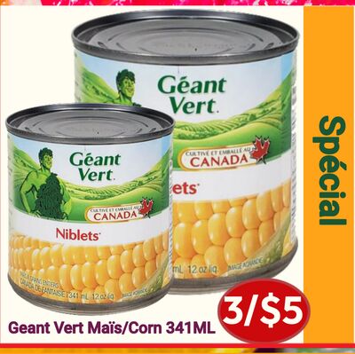 Geant Vert Maïs | Geant Vert Corn