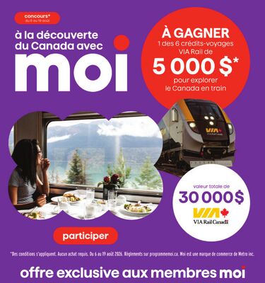 OFFRE EXCLUSIVE AUX MEMBRES MOI