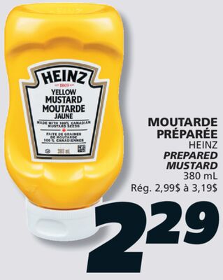 MOUTARDE PRÉPARÉE HEINZ