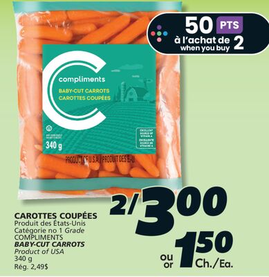 CAROTTES COUPÉES