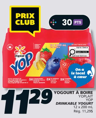 YOGOURT À BOIRE YOPLAIT