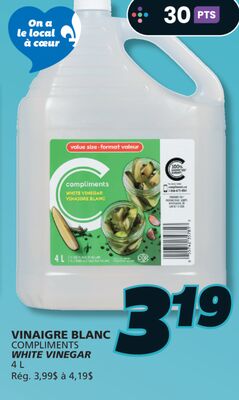 VINAIGRE BLANC COMPLIMENTS