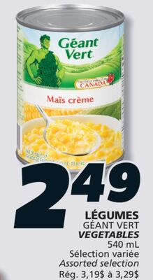 LÉGUMES GÉANT VERT VEGETABLES