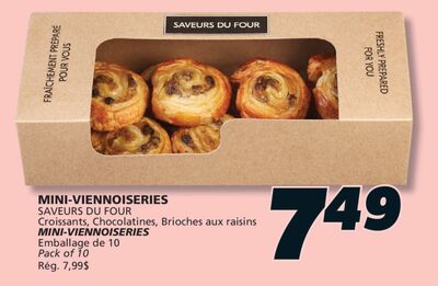 MINI-VIENNOISERIES SAVEURS DU FOUR