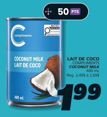 LAIT DE COCO COMPLIMENTS