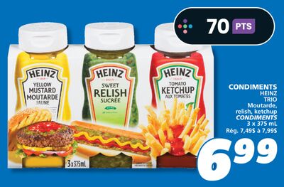HEINZ TRIO CONDIMENTS