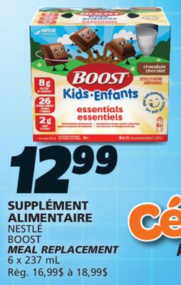 SUPPLÉMENT ALIMENTAIRE NESTLÉ BOOST