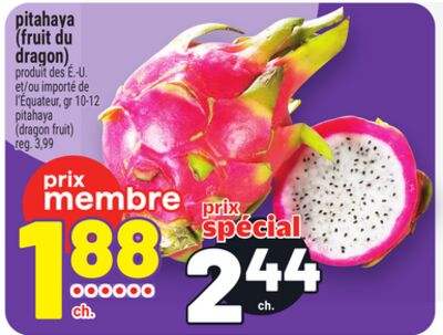 PITAHAYA (FRUIT DU DRAGON) | PITAHAYA (DRAGON FRUIT)