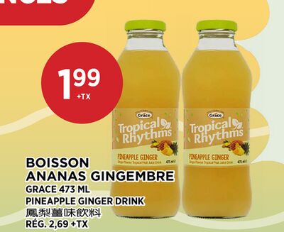 BOISSON ANANAS GINGEMBRE