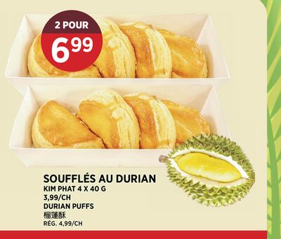 SOUFFLÉS AU DURIAN