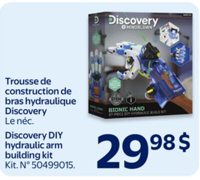 Trousse de construction de bras hydraulique Discovery