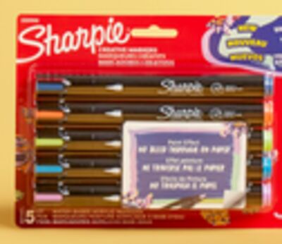Paq. de 5 marqueurs créatifs Sharpie à pointe arrondie