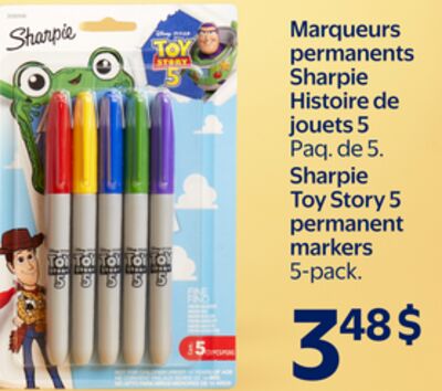 Marqueurs permanents Sharpie Histoire de jouets 5