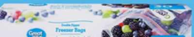 Sacs a congelation refermables Great Value