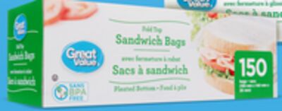 Sacs à sandwich Great Value