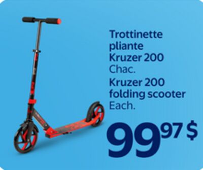 Trottinette pliante Kruzer 200