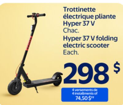 Trottinette électrique pliante Hyper 37 V