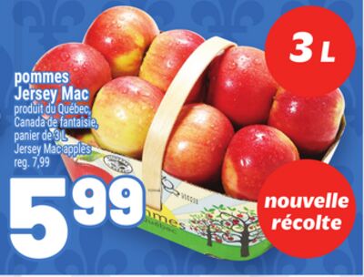 POMMES JERSEY MAC | JERSEY MAC APPLES
