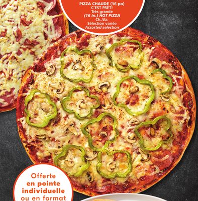 PIZZA CHAUDE (16 po)