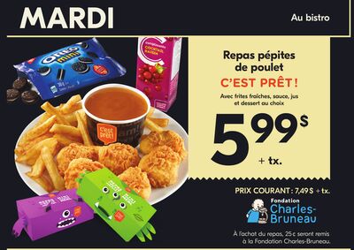 REPAS PÉPITES DE POULET
