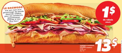 SANDWICH DAGWOOD C'EST PRÊT!