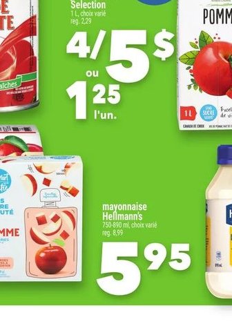 Jus ou nectar Sélection