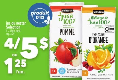 jus ou nectar Selection