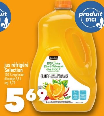 jus réfrigéré Selection