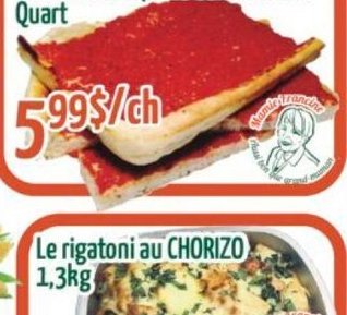 La véritable pizza aux tomates Quart