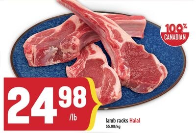 Lamb racks Halal
