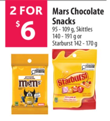Mars Chocolate Snacks
