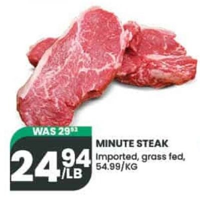 MINUTE STEAK