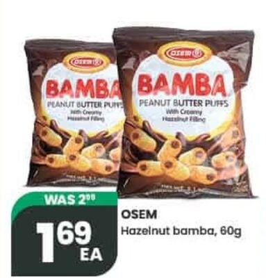 OSEM Hazelnut bamba
