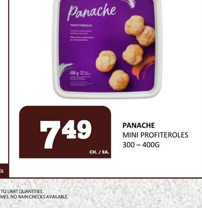 Panache Mini Profiteroles