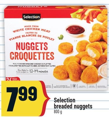 SELECTION BREADED NUGGETS