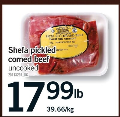 SHEFA PICKLED CORNED BEEF