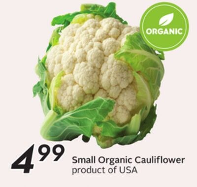 Small Organic Cauliflower