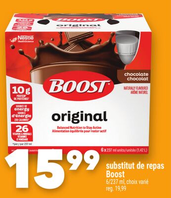 substitut de repas Boost