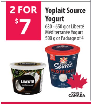 Yoplait Source Yogurt