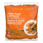 Lanière poulet entièrement cuites