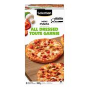 Mini pizzas deluxe surgelées