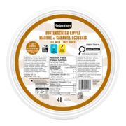 Lait glacé marbré au caramel écossais