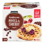 Gaufres aux pépites de chocolat surgelées
