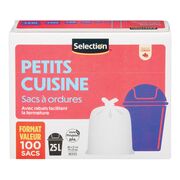 Sacs à ordures pour cuisine