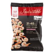 Crevettes blanches du Pacifiques cuites surgelées