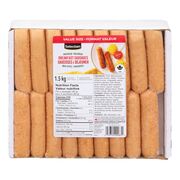 Saucisse à déjeuner non cuites et surgelées