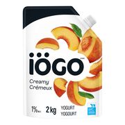 Yogourt à la pêche 1 %