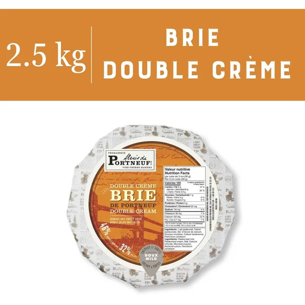 Fromage double crème Brie de Portneuf PV